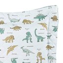 Ver imagem 4 de Kit Cobre Leito Colcha Solteiro Infantil Lutti Dupla Face 200 Fios 2 Peças Dinossauro Verde
