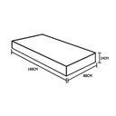 Ver imagem 1 de Colchão Solteiro Sp Móveis Molas Bonnel (24x88x188)