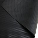 Ver imagem 2 de Piso Emborrachado Colméia 2,5mm Antiderrapante Banheiro Box Vestiário 1,2m x 15m Rolo 18m² Preto