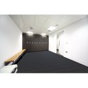 Ver imagem 1 de Piso Emborrachado Colméia 2,5mm Antiderrapante Banheiro Box Vestiário 1,2m x 15m Rolo 18m² Preto