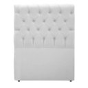 Ver imagem 1 de Cabeceira Box Shop Paris Solteiro 90cm Em Corino Branco