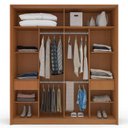 Ver imagem 5 de Guarda Roupa 180,1cm com 2 Portas de Correr e 2 Gavetas 240844 Lisboa Politorno Móveis