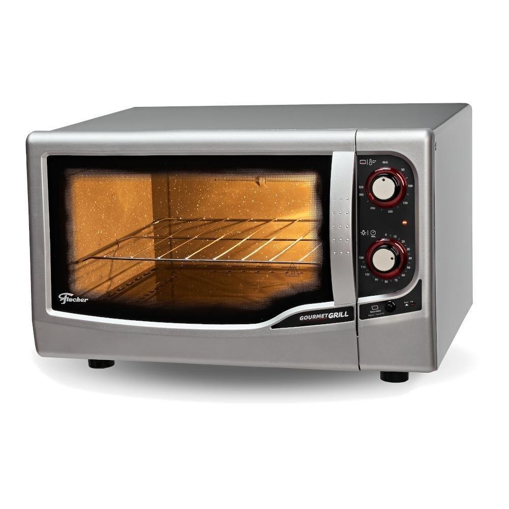 Forno Elétrico Fischer Gourmet Grill 44 Litros Prata - 14