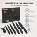 Ver imagem 4 de Kit Facas 6 Pecas Churrasco 21,5x17,5 cm