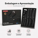 Ver imagem 6 de Kit Facas 6 Pecas Churrasco 21,5x17,5 cm