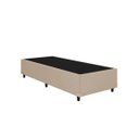 Ver imagem 1 de Box Base Blindado Corino -solteirão 98x198x38 - Novo:bege