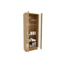 Ver imagem 4 de Paneleiro de Cozinha Cr6002 C/ 2 Portas C/ Vidro 64cm Natural - Tecno Mobili