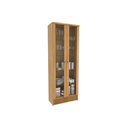 Ver imagem 1 de Paneleiro de Cozinha Cr6002 C/ 2 Portas C/ Vidro 64cm Natural - Tecno Mobili