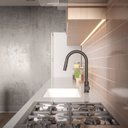 Ver mais imagens de Monocomando de Mesa para Cozinha com Bica Extraível "U" Prática Celite