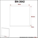 Ver imagem 5 de Espelheira para Banheiro 45x46,5cm BN3642 Laranja/Amêndoa