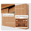 Ver imagem 5 de Guarda Roupa Casal Everest MDF 10 Pts 4 Gav e 9 Prateleiras