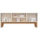 Ver imagem 4 de Rack Bancada p/ TV Alure 2 Pts 140cm Off White/Cinamomo Henn