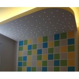 Kit Noite Estrelada Fibra Ótica Efeito Estrelado 200 Mix Rgb - 7