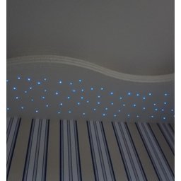 Kit Noite Estrelada Fibra Ótica Efeito Estrelado 200 Mix Rgb - 6