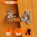 Ver imagem 7 de Armário Multiuso Chile com 2 Portas e 1 Gaveta com Prateleira e Rodízios Cinamomooff White