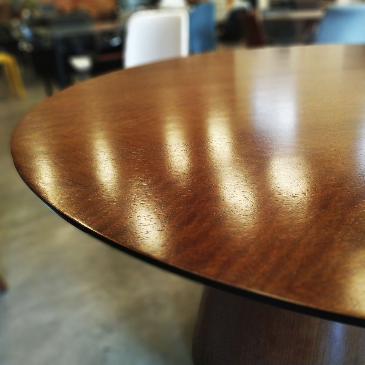 Mesa De Jantar Cone Redonda Em Madeira Curupixá Bella Brasil Decor 1 ...