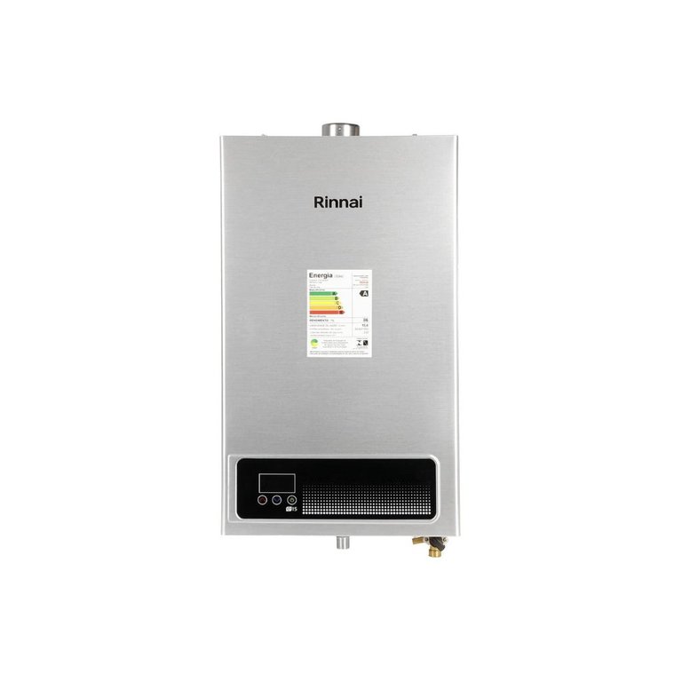 Aquecedor de Agua a Gás Eletrônico E15 Rinnai Glp Prata Bivo