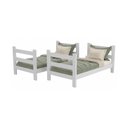 Ver imagem 7 de Beliche Madeira Maciça - Vira 2 Camas - para Colchão 78/88x188cm Multimóveis CR35683 Branco