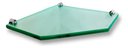 Ver imagem 3 de Kit Prateleira Canto Chanfrada C/ Fenda 25x25cm - 8mm Verde