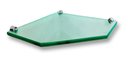 Ver imagem 6 de Kit Prateleira Canto Chanfrada C/ Fenda 25x25cm - 8mm Verde