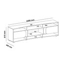 Ver imagem 5 de Conjunto Sala Elegance:rack 4502 + Painel 4508