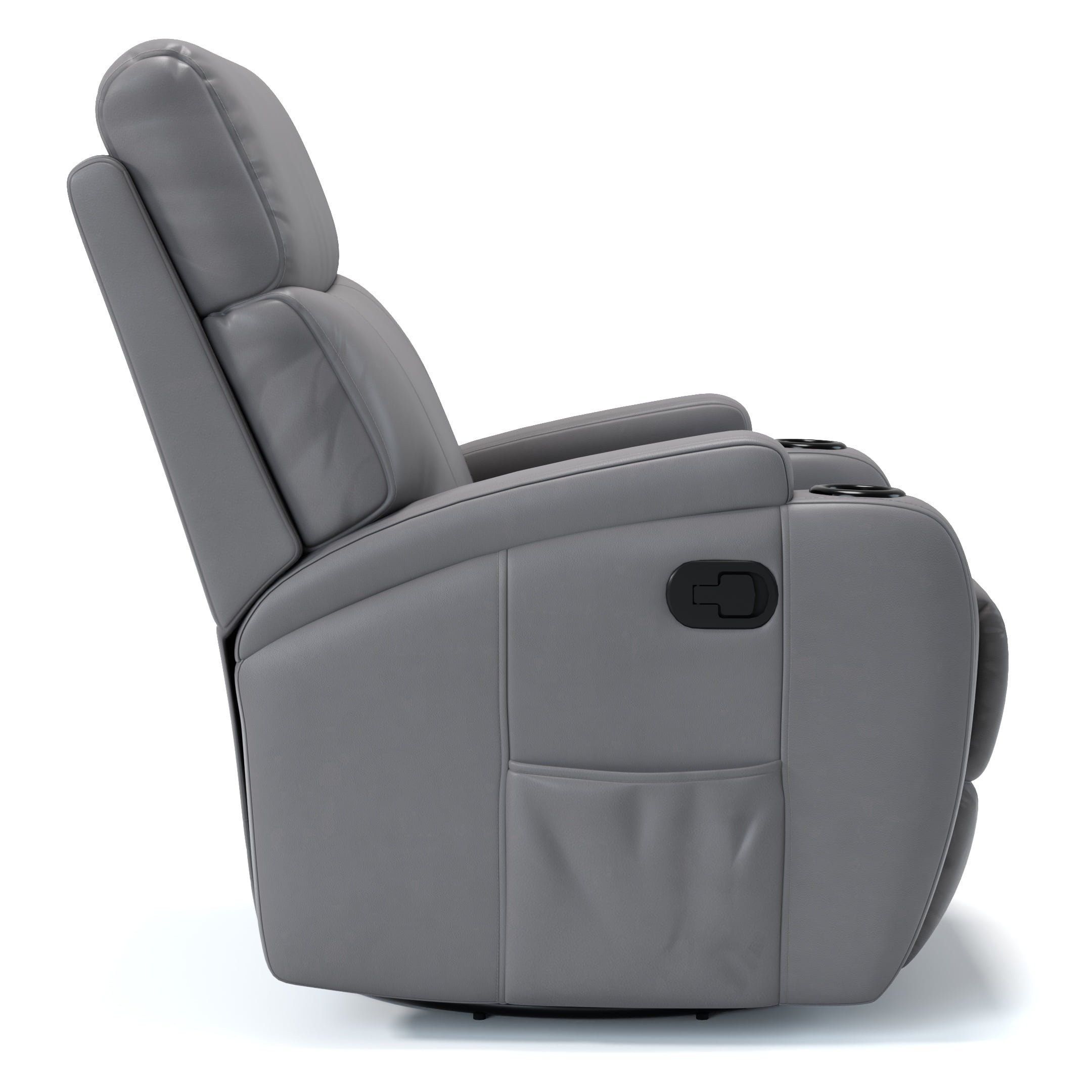 Poltrona do Papai Imperial Chumbo Glider Elétrico com Massageador - 5