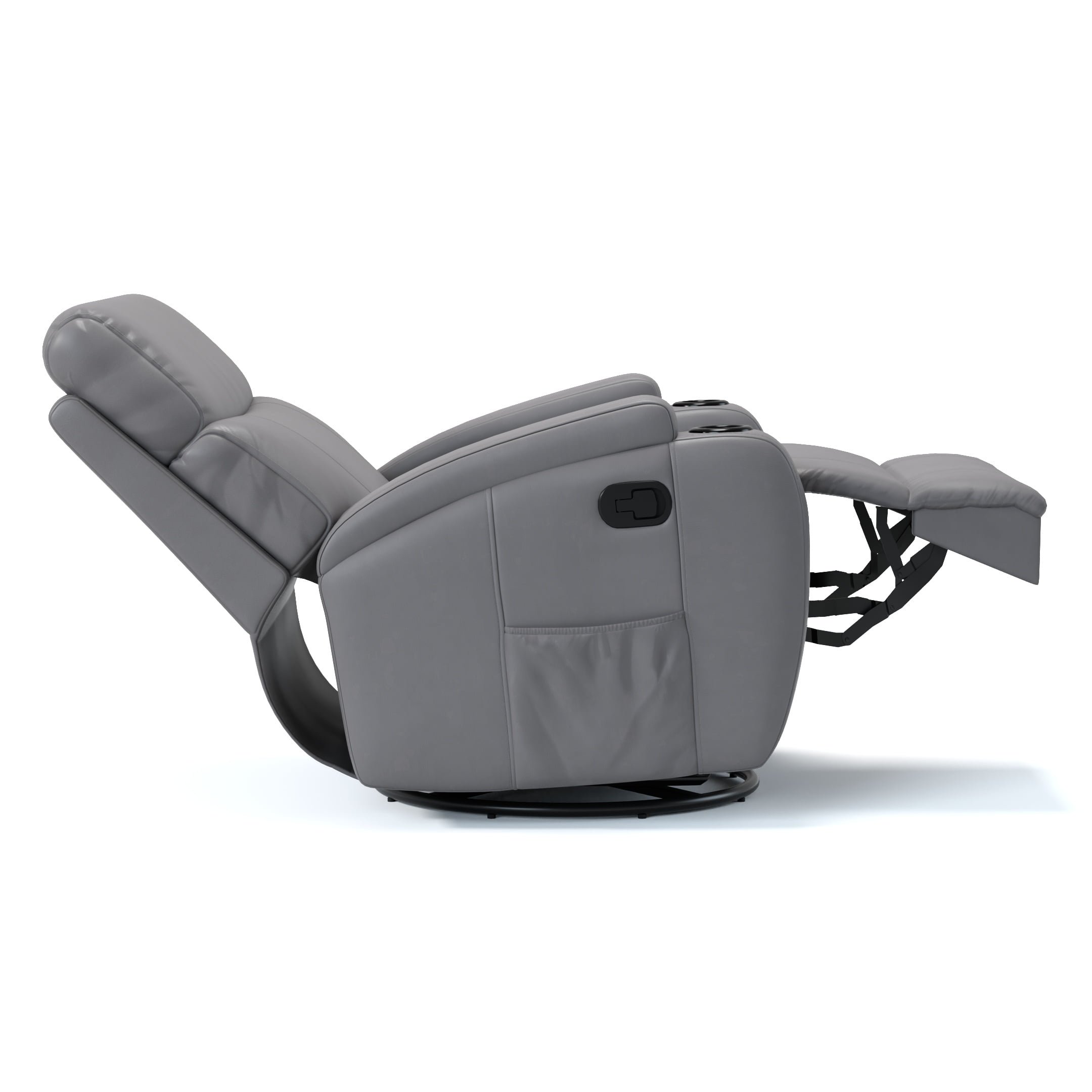 Poltrona do Papai Imperial Chumbo Glider Elétrico com Massageador - 4