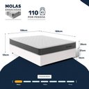 Ver imagem 2 de Cama Box Casal com Colchão de Molas Ensacadas Classic Maxx 138x188x59cm