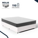 Ver imagem 5 de Cama Box Casal com Colchão de Molas Ensacadas Classic Maxx 138x188x59cm
