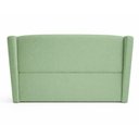 Ver imagem 1 de Cabeceira Cama Box Casal Catarina Madeira Maciça Suede Verde Claro