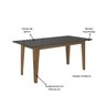 Conjunto Sala de Jantar Mesa Retangular Liz com Vidro 160cm 6 Cadeiras Josi - 6