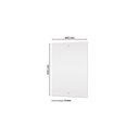 Ver imagem 3 de Kit com 04 Espelhos Happy 46cm x 60cm (Axl) com Parafuso e Bucha de Silicone para Guarda-Roupas Branco
