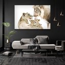 Ver imagem 2 de Quadros Decorativo Family Lion Sem Moldura e Sem Vidro 80x120