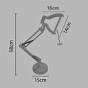 Ver imagem 4 de Luminária De Mesa Led 3D Escritório Leitura Home Office