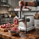 Ver imagem 1 de Moedor Elétrico Profissional Inox 304 de Carnes e Embutidos