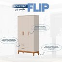 Ver mais imagens de Quarto Completo Flip Reller MDF Bege/Areia