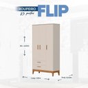 Ver imagem 4 de Quarto Completo Flip Reller MDF Bege/Areia