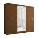 Ver imagem 3 de Guarda-roupa Casal Katherine 3 Portas 3 Gavetas com Espelho - Panorama Móveis