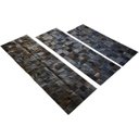 Ver imagem 2 de Tapete de couro jogo marrom café 0,6x1,5 0,6x1,8 0,6x2,0 s/b