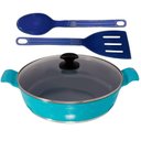 Ver imagem 1 de Frigideira Azul Antiaderente em Cerâmica Talher 01 Aa 30cm