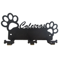 Ver imagem 1 de Porta Coleiras Personalizável 22 X 11 Cm Preto Lixa Artístic Laser