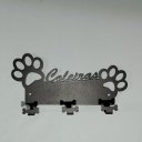 Ver imagem 4 de Porta Coleiras Personalizável 22 X 11 Cm Preto Lixa Artístic Laser
