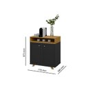 Ver imagem 4 de Buffet com Pés 2 Portas 1 Prateleira 1 Nicho Star