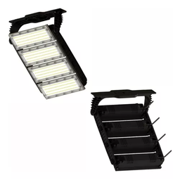 Refletor 600w Led Osram Ip66 Campo Society Quadra Futebol Carcaça Preto Luz Branco-frio 110v/220v - 3