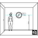 Ver mais imagens de Espelho Decorativo Paella Branco 60 cm Redondo