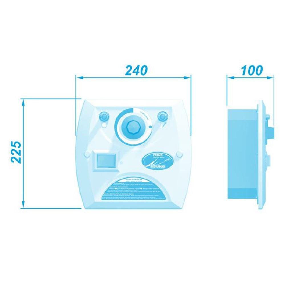 Sauna Vapor Universal Sodramar 12kw + Quadro Analógico - 18m - 7