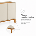 Ver imagem 4 de Buffet Flip 1.2 – 1233x 800 x 445 – 3 Portas - Off White/Cinamomo