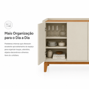 Ver imagem 6 de Buffet Flip 1.2 – 1233x 800 x 445 – 3 Portas - Off White/Cinamomo