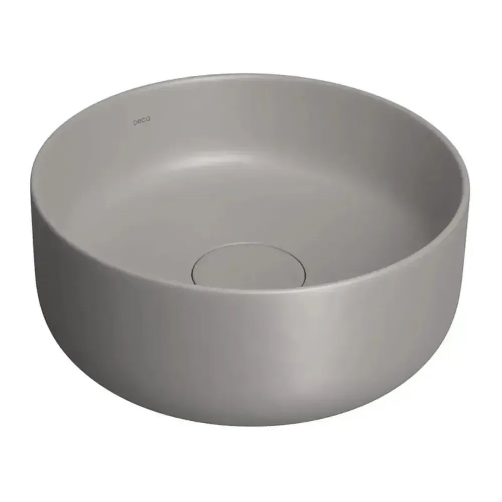 Cuba Redonda Apoio 30cm Cinza Antracite - L.12030.85 - 1