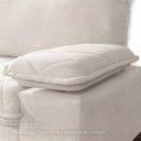 Ver imagem 7 de Sofá Living Siberian 2,50m Bouclê Off White Braço Reclinável - King House